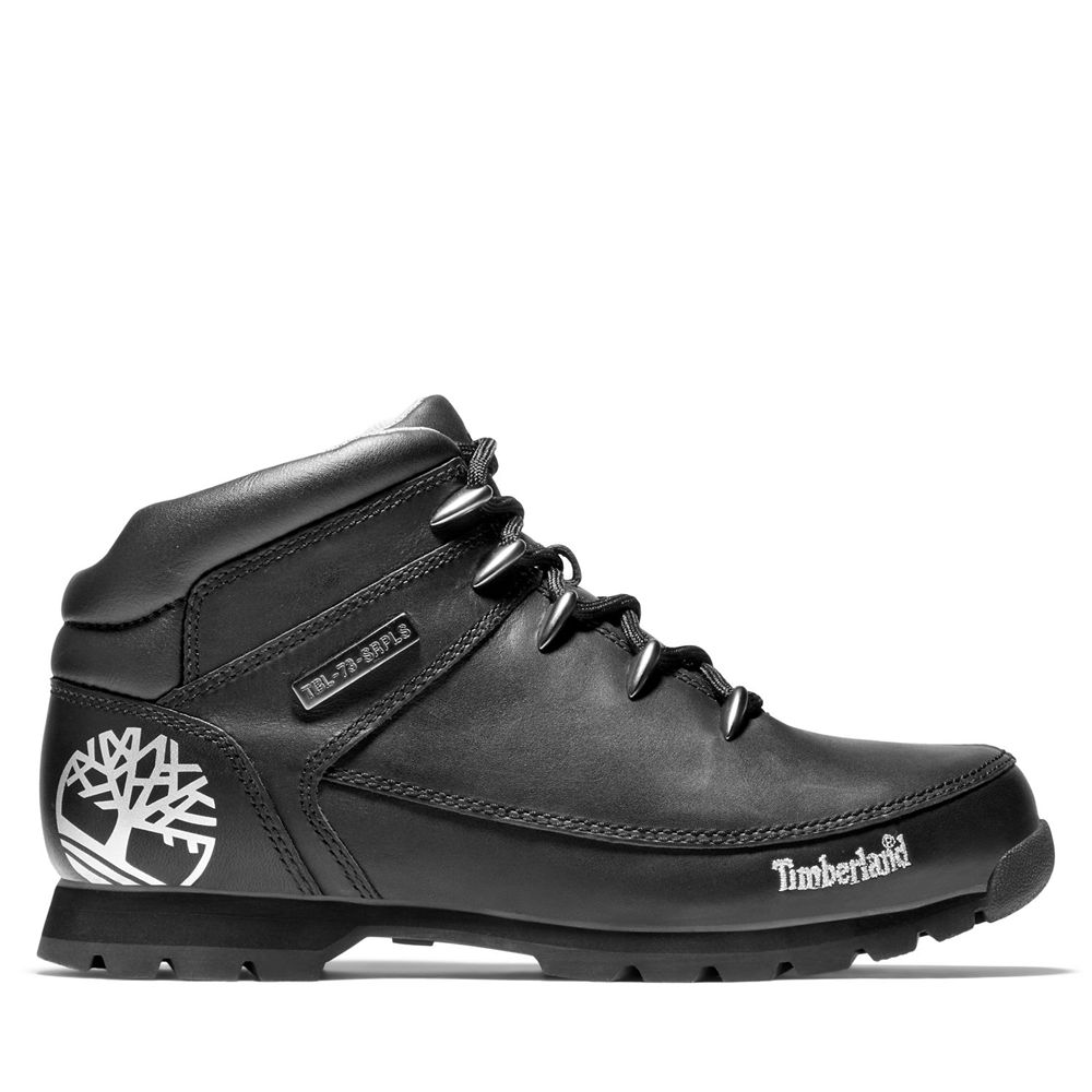 Botas de Montaña Timberland Argentina Hombre - Euro Sprint - Negras - ZTXSAC-583